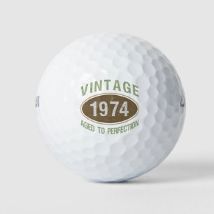 Vintag 1974 50. Geburtstag Golfball