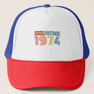 Vintag 1974 50. Geburtstag Truckerkappe