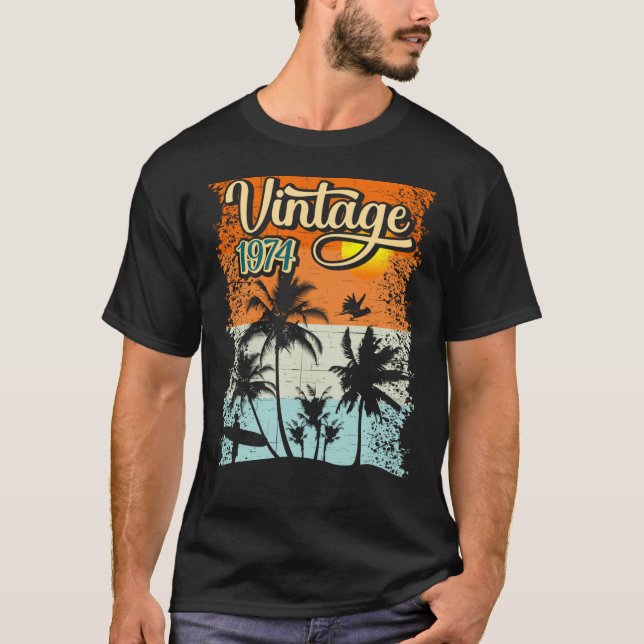 Vintag 1974 T-Shirt (Vorderseite)