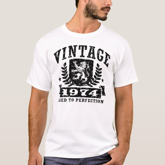 Vintag 1974 T-Shirt (Vorderseite)