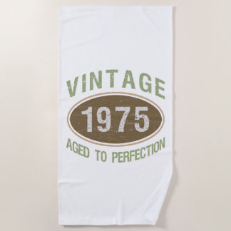 Vintag 1975 50. Geburtstag Strandtuch