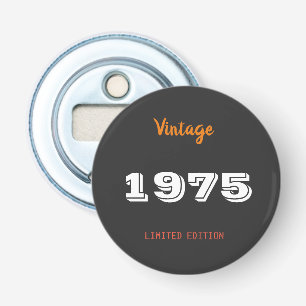 Vintag 1975 Jahre limitierte Auflage 50. Geburtsta Flaschenöffner