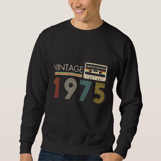 Vintag 1975 Kassette Sweatshirt (Vorderseite)