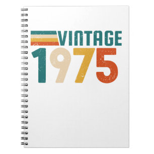 VINTAG 1975 NOTIZBLOCK