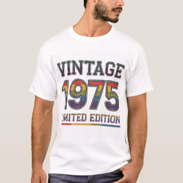 Vintag 1975 T - Shirt der Männer