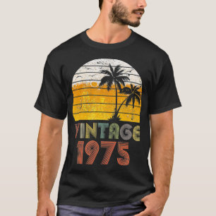Vintag 1975 Trinkbier 44. Geburtstagsgeschenk T-Shirt