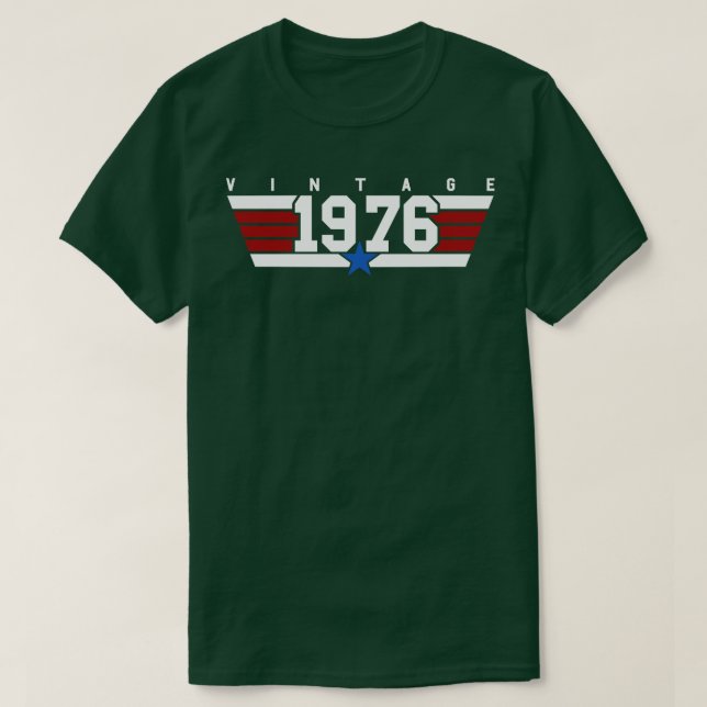 Vintag 1976 Aviator T-Shirt (Design vorne)
