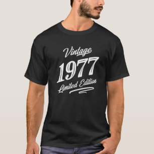 Vintag 1977 45 Jahre alter Retro 45. Geburtstagsgr T-Shirt