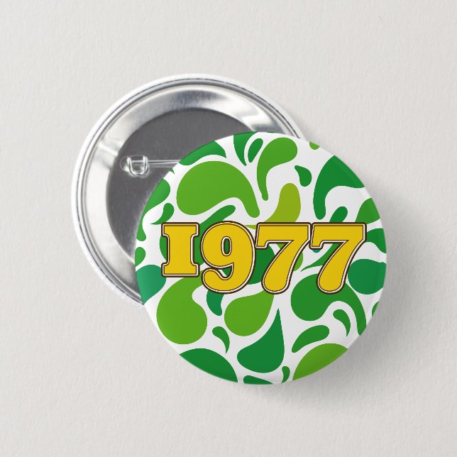 Vintag 1977 button (Vorne & Hinten)