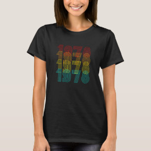 Vintag 1978 T 44. Geburtstag 44 Jahre alt T-Shirt