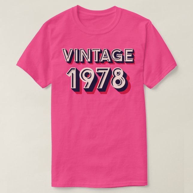 Vintag 1978 T-Shirt (Design vorne)