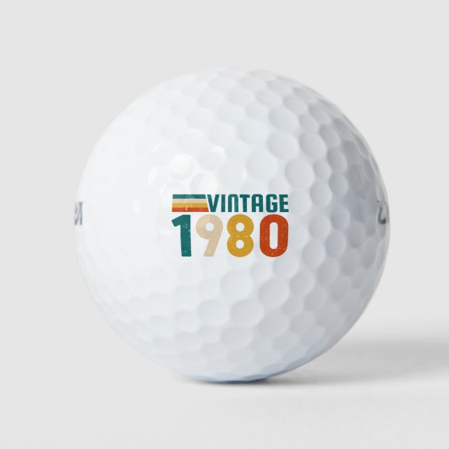 VINTAG 1980 GOLFBALL (Vorderseite)
