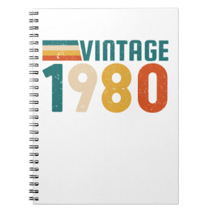 VINTAG 1980 NOTIZBLOCK