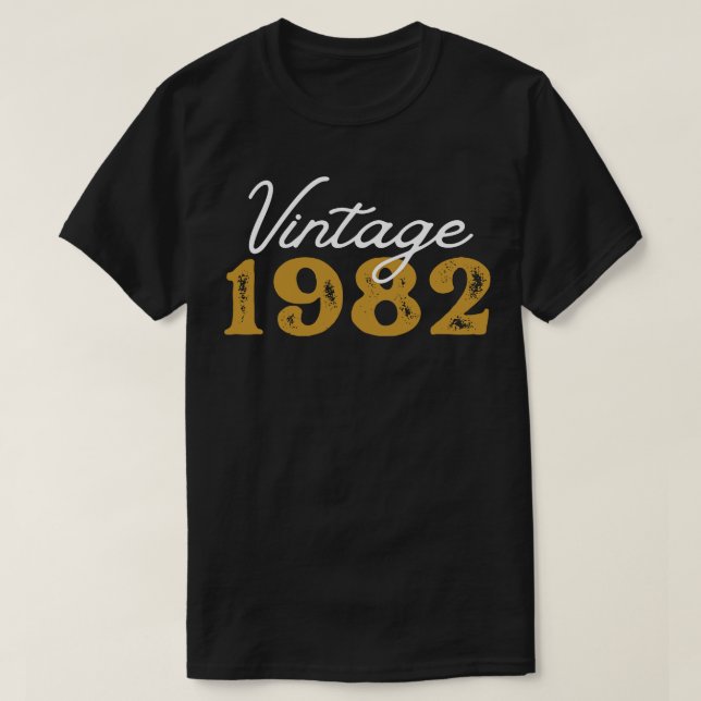 Vintag 1982 12 T-Shirt (Design vorne)