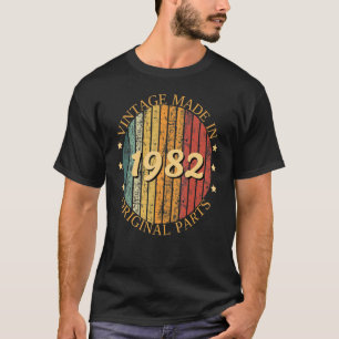 Vintag 1982 40. Geburtstag Originalteile T-Shirt