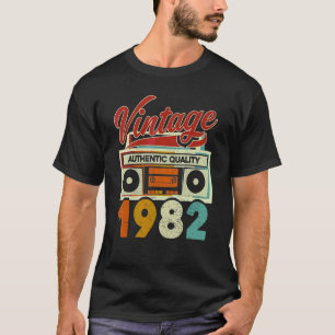 Vintag 1982 Authentische Qualität 1982 40. Geburts T-Shirt