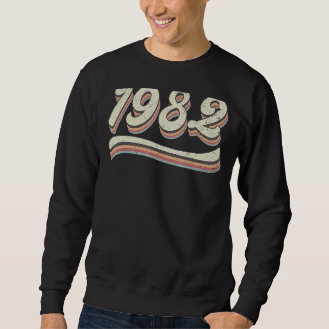 Vintag 1982 Geburtstag Sweatshirt (Vorderseite)