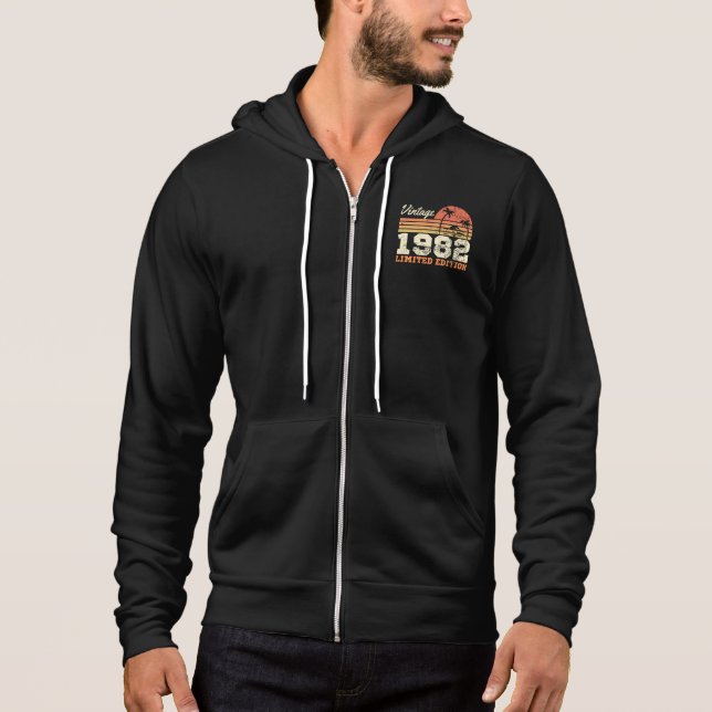 Vintag 1982 Limited Edition 42. Geburtstag Hoodie (Vorderseite)