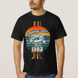 Vintag 1983 Retro-Rücklauf 42. Geburtstag T-Shirt