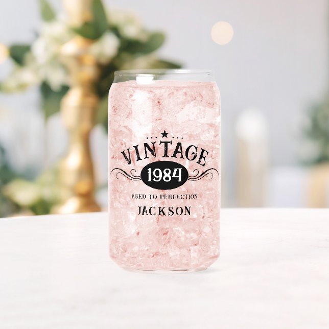 Vintag 1984 40. Geburtstag Dosenglas (Insitu (Hochzeit))