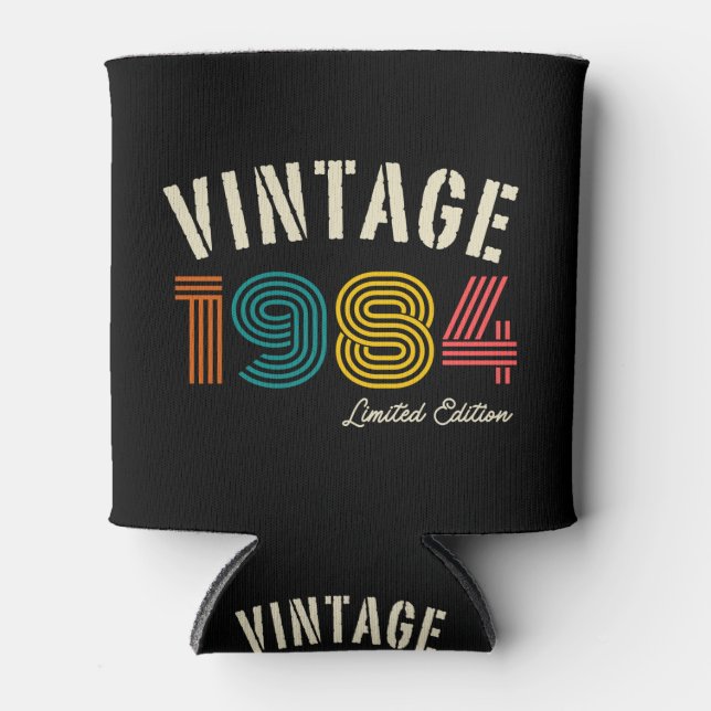 Vintag 1984 41. Geburtstag Dosenkühler (Vorderseite)
