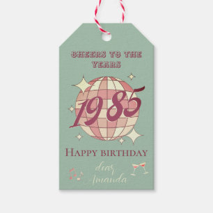 Vintag 1985 39. 40. Party Einladung Geschenkanhänger