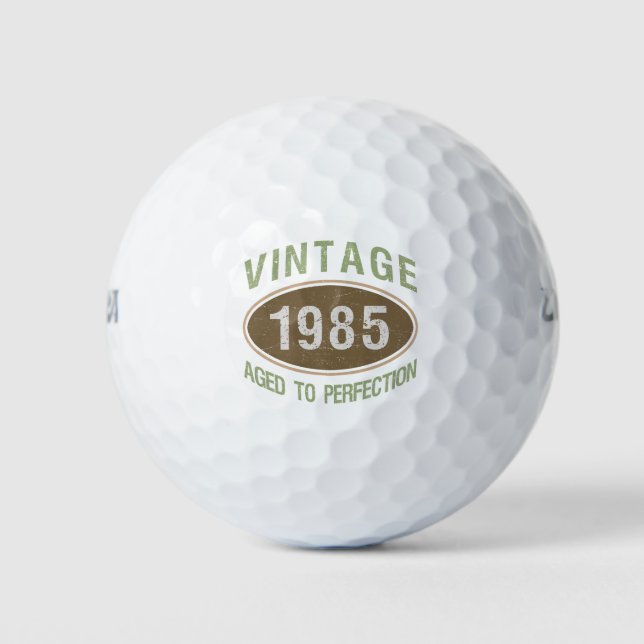 Vintag 1985 40. Geburtstag Golfball (Vorderseite)