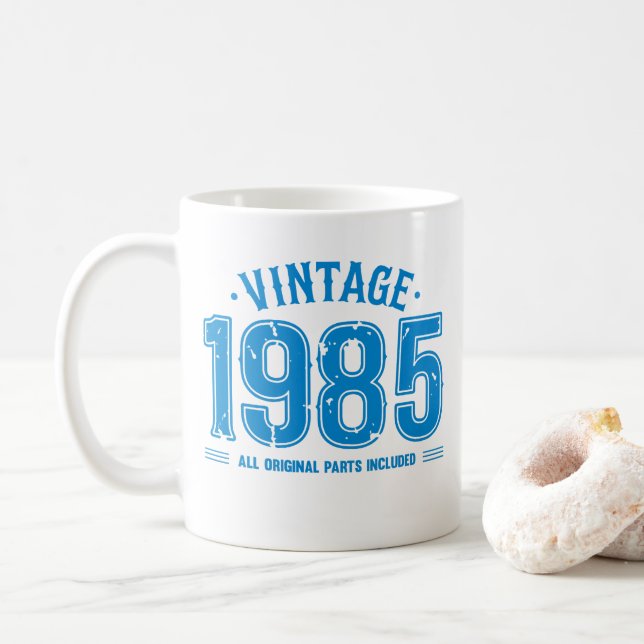 Vintag 1985 kaffeetasse (Mit Donut)