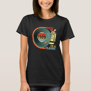 Vintag 1989 Best of I'm Classic 33. Geburtstag T-Shirt