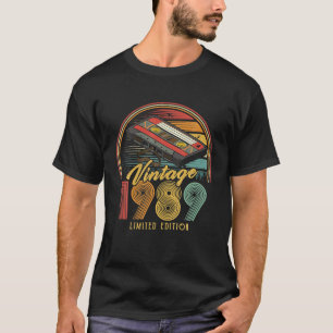Vintag 1989 Retro Cassette 1989 33. Geburtstag 33. T-Shirt