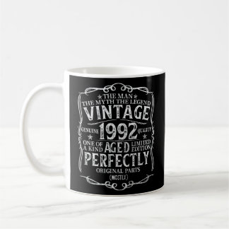 Vintag 1992 Man Myth Legend 30 Jahre alt 30. Bir Kaffeetasse
