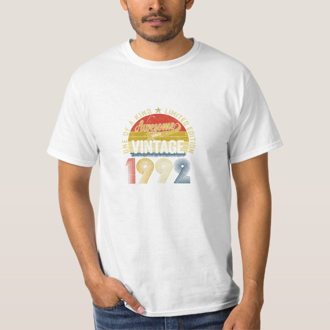 Vintag 1992 Retro T-Shirt (Vorderseite)