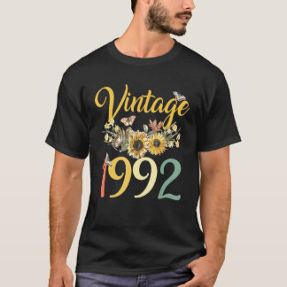 Vintag 1992 Sonnenblume 30. Geburtstag Phantastisc T-Shirt