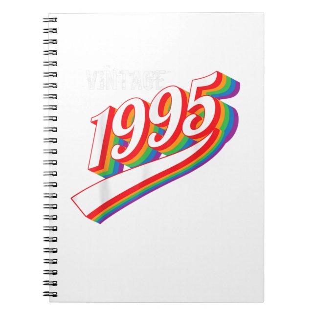 Vintag 1995 Cooles Party Geburtstag Retro 1995 Notizblock (Vorderseite)