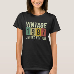 Vintag 1997 25 Jahre alt 25. Geburtstag T-Shirt
