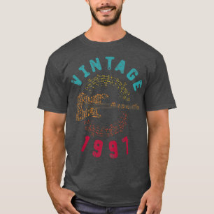 Vintag 1997 Geburtstag Limited Edition Guitar Musi T-Shirt