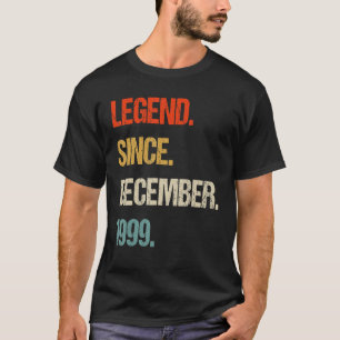 Vintag 1999 24. Geburtstagsretro 24 Jahre alt T-Shirt