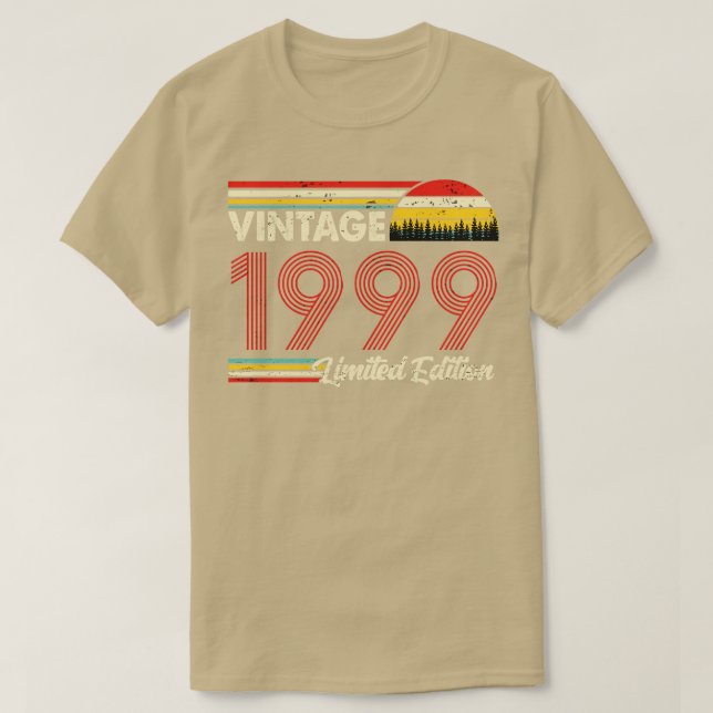 Vintag 1999 Shirt Limited Edition 1999 Geburtstag (Design vorne)