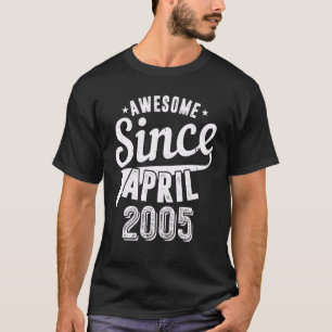 Vintag 2005 Phantastisch seit April glücklich mein T-Shirt