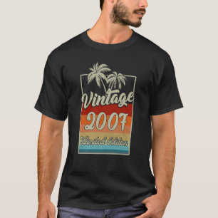 Vintag 2007 16 Jahre alt 16. Geburtstag T-Shirt