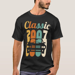Vintag 2007 Geburtstag Retro 12. Geburtstag 12 Jah T-Shirt