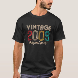 Vintag 2009 13. Geburtstagsgeschenke Retro Vintag T-Shirt