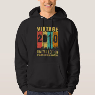 Vintag 2010 12 Jahre alt 12. Geburtstag Hoodie
