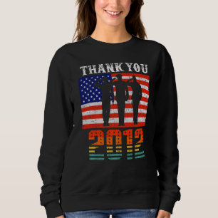 Vintag 2012 10 Jahre alte Flagge Amerikaner 10. Ge Sweatshirt