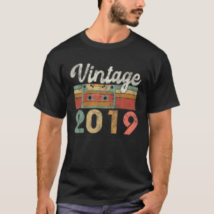 Vintag 2019 Best of 3D Birthday Boy Girl T-Shirt
