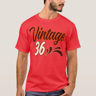 Vintag 36 Jahre alt Geburtstag T-Shirt