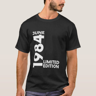 Vintag 40 Geburtstag I Limited Edition Juni 1984 L T-Shirt