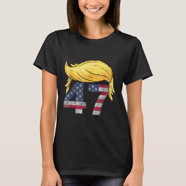 Vintag 47 Trump Hair T-Shirt (Vorderseite)