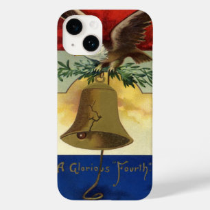 Vintag 4. Juli mit Eagle und Liberty Bell Case-Mate iPhone 14 Hülle
