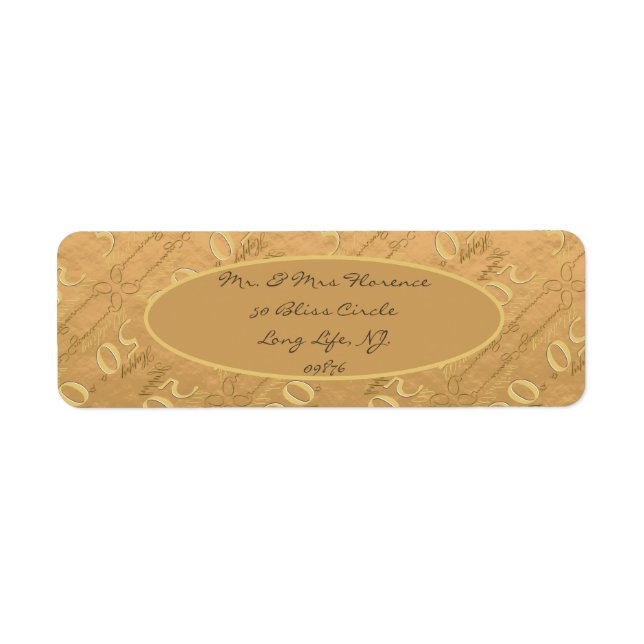 Vintag 50. Hochzeitstag (Vorne)